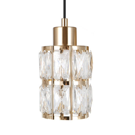 Lampa wisząca Italux Alma PND-40668-1-HBR Złoty