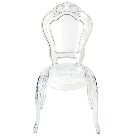 Krzesło KING transparentne - poliwęglan