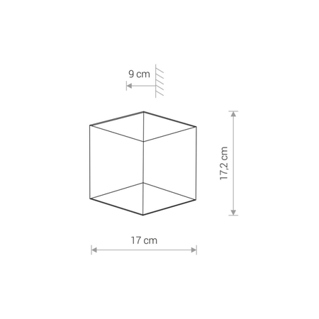 Kinkiet zewnętrzny Nowodvorski 8142 Triangles LED black