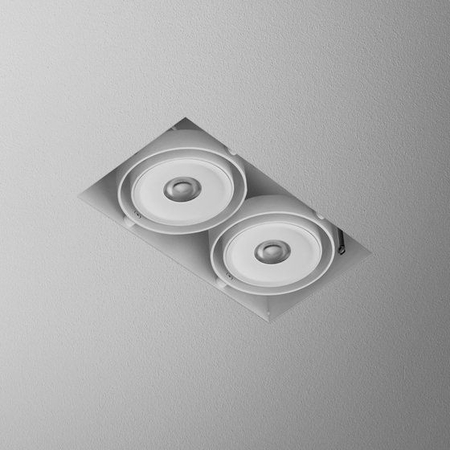 Lampa wpuszczana AQForm Squares 70 X 2 Qrled Lens Trimless Recessed Biały Struktura