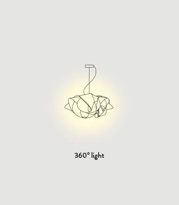 Lampa wisząca Slamp FABSM00PRS01T00000EU Fabula Prisma