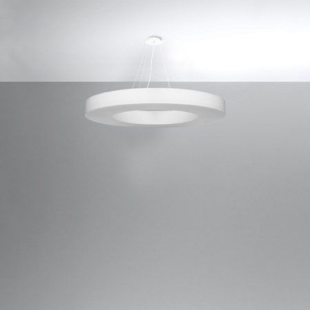 Sollux Lighting Żyrandol SATURNO SLIM 90 biały SL.0797