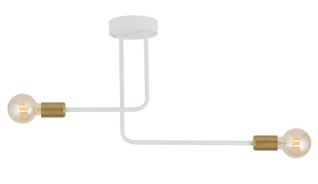 Sigma 32379 GINO 2 plafon biały złoty