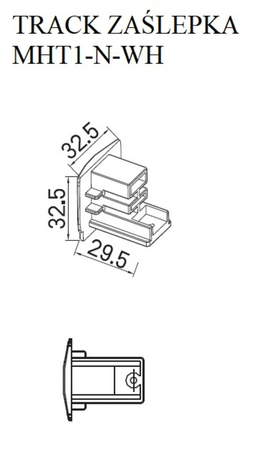 Maxlight MAX MHT1-N-WH biały