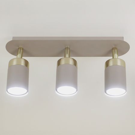 Milagro Lampa sufitowa JOKER CASHMERE/GOLD 3xGU10 MLP2330 KASZMIR