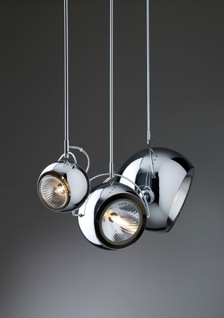 Lampa wisząca Fabbian D57A0515 Beluga Steel D57 Ø9cm Cromoto