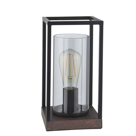 Lampa stołowa Endon Lighting Caleb 93036 czarny