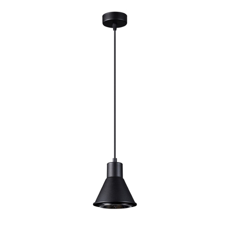Sollux Lighting Lampa wisząca TAZILA 1 czarna [ES111] SL.0989