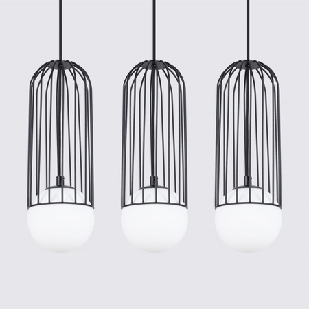 Sollux Lighting Lampa wisząca BRINA 3L czarna SL.1334