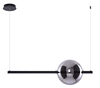 Lampa wisząca SANDRA 1 BLACK Azzardo AZ3351 black / chrome