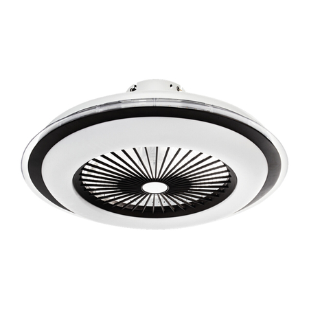 Milagro Lampowentylator ZEPHYR BLACK 48W LED+ PILOT ML1514 CZARNY