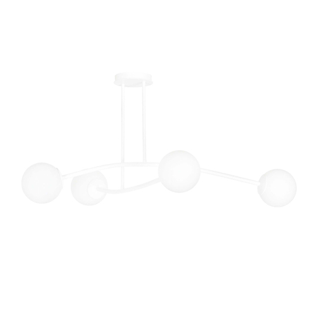 Lampa sufitowa HALLDOR 4 WHITE Emibig 1025/4 biały