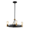 Lampa wisząca / Półplafon Silas - 4 źródła światła Quintiesse QN-SILAS-4P-DZ