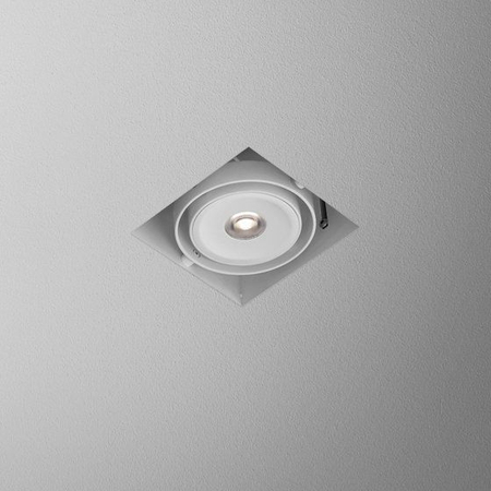 Lampa wpuszczana AQForm Squares 70 x 1 Qrled Lens Trimless Biały Struktura