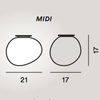 Lampa sufitowa Foscarini 1680053G-10 Gregg MIDI