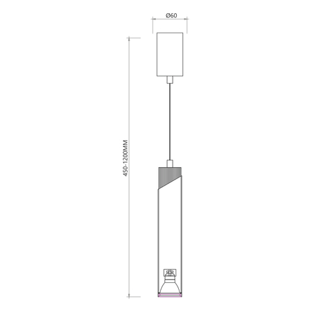 Milagro NEO WHITE CHROME LAMPA WISZĄCA 1xGU10 ML0291 BIAŁY + CHROM