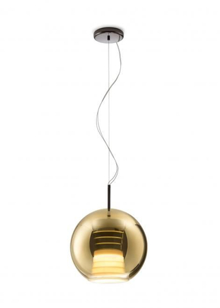 Lampa wisząca Fabbian D57A5312 Beluga Royal Ø30 Oro-LED