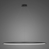 Lampa wisząca Ledowe Okręgi No.1 150cm 4k czarna Dali