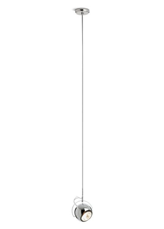 Lampa wisząca Fabbian D57A0515 Beluga Steel D57 Ø9cm Cromoto