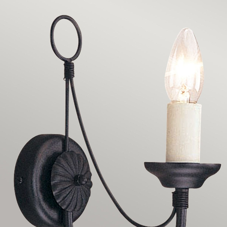 Kinkiet Elstead Lighting Carisbrooke czarny CB1-BLACK