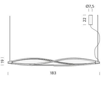 Lampa wisząca Nemo ITWLNW57 In The Wind