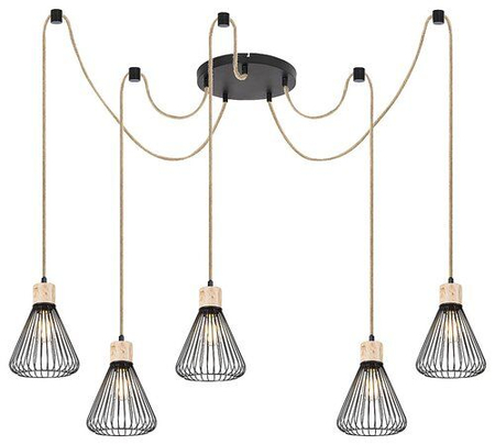 Lampa wisząca Rabalux Farfalle 3150 czarny