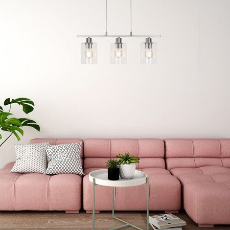 Lampa wisząca Rabalux Miroslaw 3580 chrom satyna