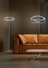 Lampa podłogowa Trio 421210107 srebrny