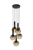 Lampa wisząca Lucide MARIUS 45402/15/30 czarny