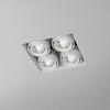 Lampa wpuszczana AQForm Squares 50 x 4 LED Sq Trimless Recessed Biały Struktura