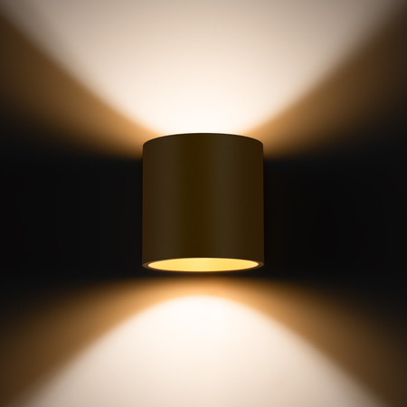 Sollux Lighting Kinkiet ORBIS 1 złoty SL.1181