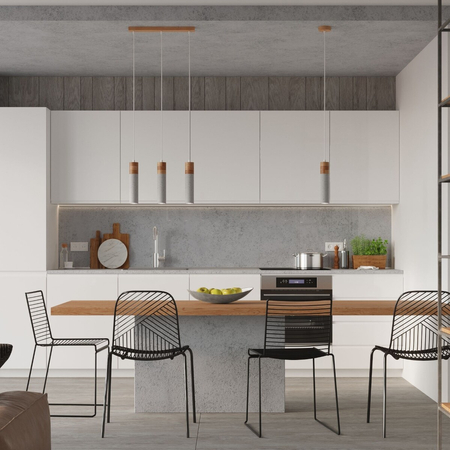 Sollux Lighting Lampa wisząca ZANE 1 szara SL.0965