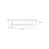 Milagro Oprawa track light CYBER BLACK 28W LED ML7916 CZARNY