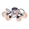 Lampa sufitowa FLORO Kaja K-5127 bursztynowy