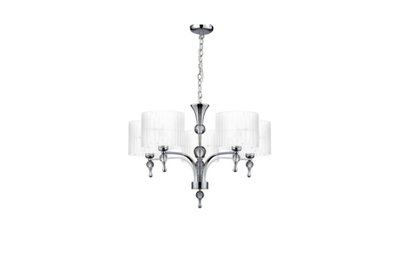 Lampa wisząca IMPRESS 5 Azzardo AZ1007 biały/chrom