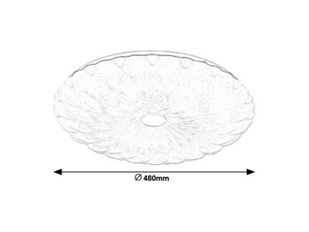 Lampa sufitowa Rabalux Primrose 1427 biały