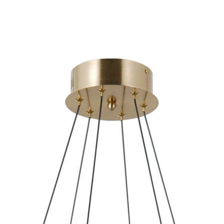 Lampa wisząca Italux Alani PND-34375-6-HBR Złoty