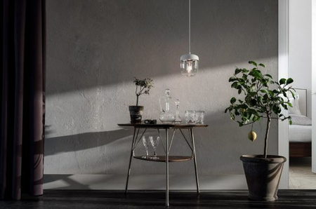 Lampa wisząca Umage 2105 Acorn White Polished Brass
