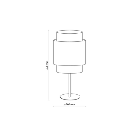 Lampa stołowa BOHO TK Lighting 5567 czarny