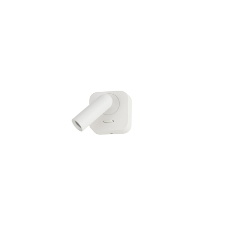 Kinkiet Azzardo LUGANO SQUARE WALL WH AZ5654 WHITE