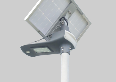Lampa uliczna solarna LED Greenie 40W Bluetooth, PIR, wskaźnik RGB
