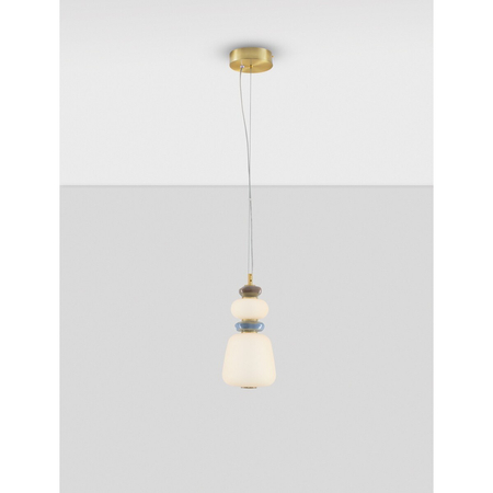 Lampa wisząca Luces Exclusivas FELANZO LE45240 złoty i odcienie złota, niebieski