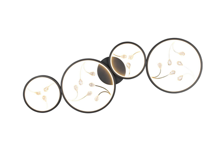 Lampa sufitowa Trio 642110432 czarny