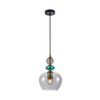 Lampa wisząca Italux PND-30263-1A-BRO-SG Złoty, czarny