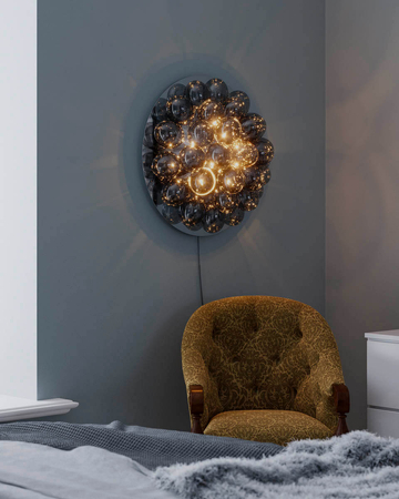 Kinkiet By Rydens Gross 4300500-4505 smokegrey