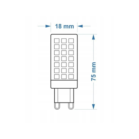 Żarówka LED SMD Ledline G9 12W WW