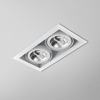 Lampa wpuszczana AQForm Squares 111 x 2 230V Recessed Biały Struktura