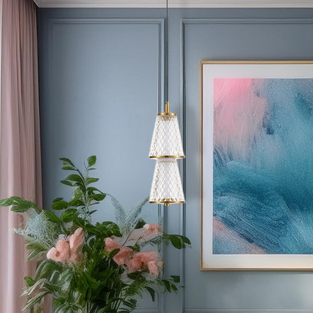 Milagro Lampa wisząca SANSA 5W LED ML1820 CZARNY + MOSIĄDZ