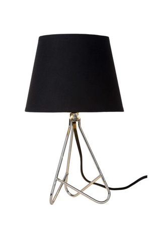 Lampa stołowa Lucide GITTA czarny/srebrny 47500/81/11