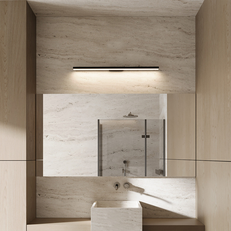 Light Prestige Kinkiet Aqua 66,5 cm czarny IP44 LED CCT LP-987/1W M BK